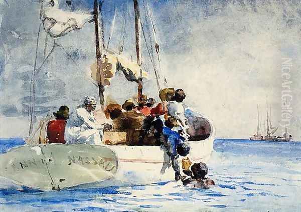 Sponge Fishing - view 1