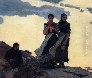 Early Evening (or Sailors Take Warning) by Winslow Homer