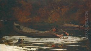 Hound and Hunter by Winslow Homer