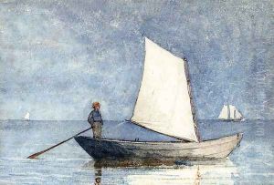 Sailing a Dory by Winslow Homer