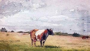 Landscape with Cow by Winslow Homer
