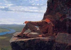 Mountain Climber Resting by Winslow Homer