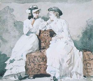 Two Ladies by Winslow Homer