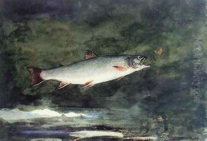 Leaping Trout II by Winslow Homer