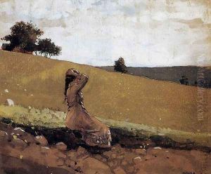 The Green Hill (or On the Hill) by Winslow Homer