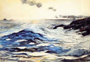 Sunset, Prout's Neck by Winslow Homer