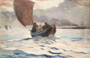 Returning Fishing Boats by Winslow Homer