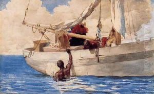 The Coral Divers by Winslow Homer
