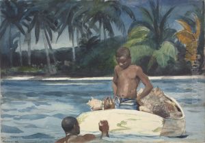 West India Divers by Winslow Homer