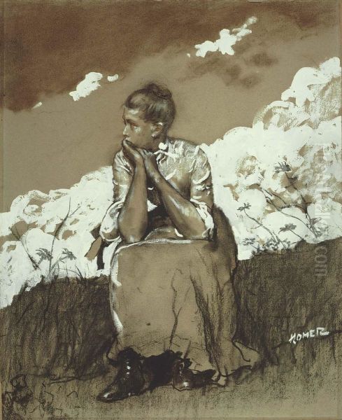 Girl Seated - view 1
