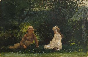 Scene at Houghton Farm by Winslow Homer