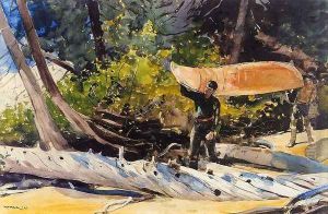End of the Portage by Winslow Homer