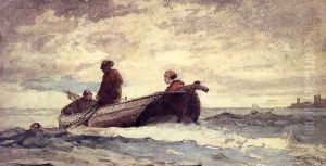 Tynemouth Priory, England by Winslow Homer