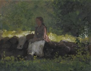 On the Fence by Winslow Homer