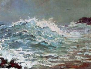 The Backrush by Winslow Homer