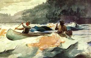 Shooting the Rapids by Winslow Homer