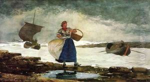 Inside the Bar, Tynemouth by Winslow Homer