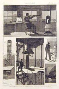 Watch-tower, corner of Spring and Varick Streets, New York by Winslow Homer