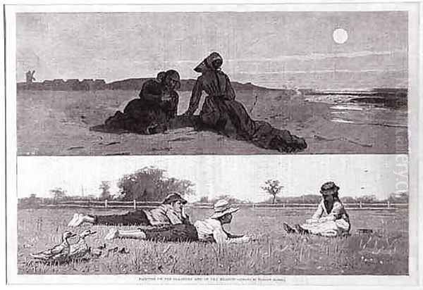 Flirting on the Seashore and on the Meadow - view 1