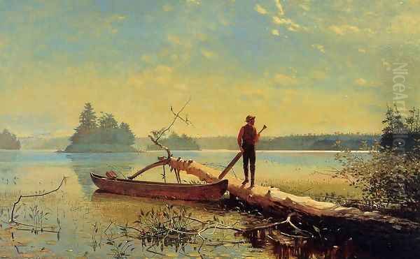 An Adirondack Lake 1870 - view 1