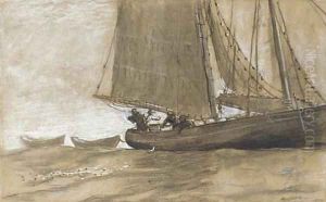 Mackerel Fishing by Winslow Homer