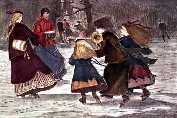 Skating in Winter - view 1