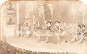The ballet at Niblo's garden, New York by Winslow Homer