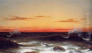 Seascape Sunset by Martin Johnson Heade