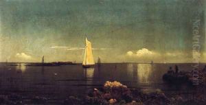 A Summer Afternoon Aka Boston Harbor by Martin Johnson Heade