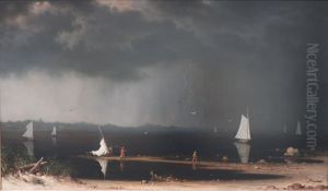 Thunder Storm On Narragansett Bay by Martin Johnson Heade