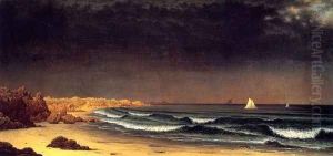 Approaching Storm, Beach Near Newport by Martin Johnson Heade
