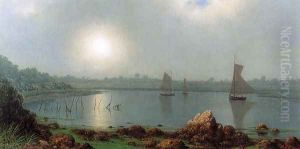 York Harbor Coast Of Maine by Martin Johnson Heade