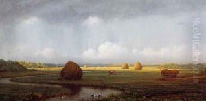 Sudden Shower Newbury Marshes by Martin Johnson Heade