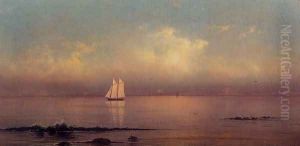 Becalmed Long Island Sound by Martin Johnson Heade