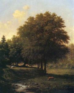 Cows In A Landscape by Martin Johnson Heade