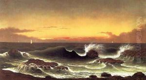 Seascape Sunrise by Martin Johnson Heade