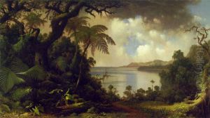 View From Fern Tree Walk Jamaica by Martin Johnson Heade
