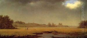 Cloudy Day Rhode Island by Martin Johnson Heade