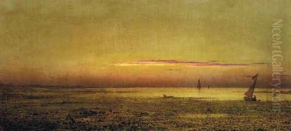 Marshes At Boston Harbor - view 1