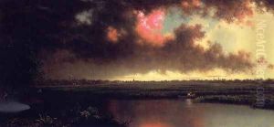 On The San Sebastian River Florida by Martin Johnson Heade