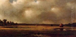 Storm Over The Marshes by Martin Johnson Heade