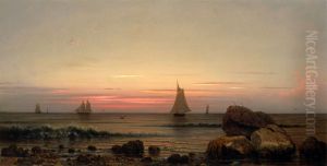 Sailing Off The Coast by Martin Johnson Heade