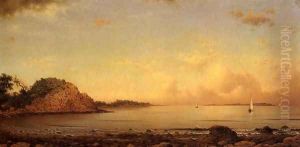 Spouting Rock Newport by Martin Johnson Heade