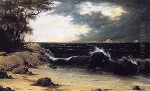 Storm Clouds Over The Coast