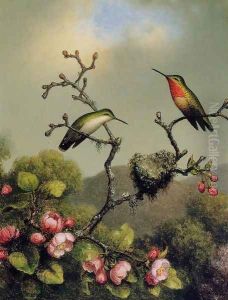 Ruby Throat Of North America by Martin Johnson Heade