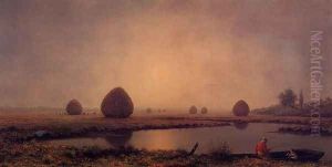 Sunrise On The Marshes by Martin Johnson Heade