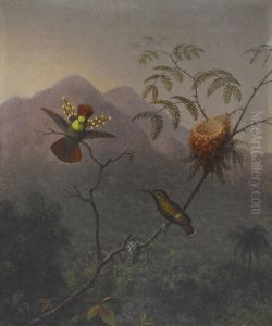 Tufted Coquette by Martin Johnson Heade