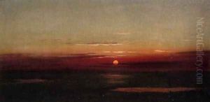 Sunset Of The Marshes by Martin Johnson Heade