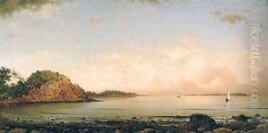 Spouting Rock, Newport by Martin Johnson Heade