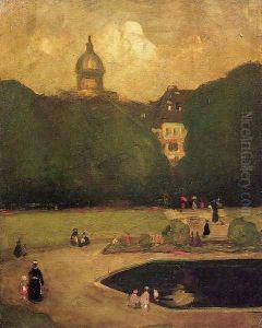 Au Jardin Du Luxembourg by Robert Henri